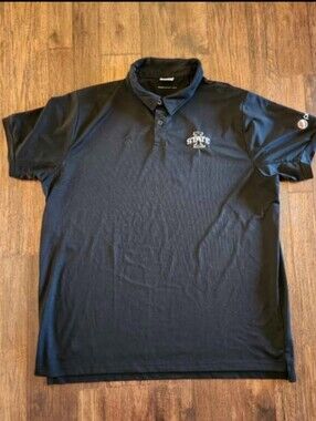 Authentic Black Iowa State Pepsi Polo 2xl